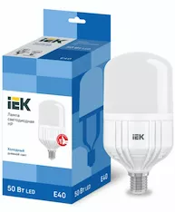 Лампа IEK LED HP 50Вт 230В 6500К E40