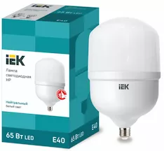 Лампа IEK LED HP 65Вт 230В 4000К E40