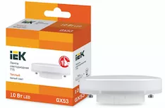 Лампа IEK LED T75 10Вт 230В 3000К GX53