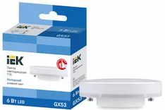 Лампа IEK LED T75 6Вт 230В 6500К GX53