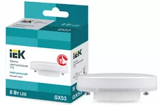 Лампа IEK LED T75 8Вт 230В 4000К GX53