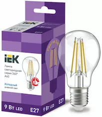 Лампа груша IEK LED A60 9Вт 230В 6500К E27