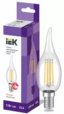 Лампа светодиодная IEK LED CВ35 5Вт 230В 3000К E14