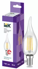 Лампа светодиодная IEK LED CВ35 7Вт 230В 4000К E14