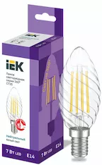 Лампа свеча IEK LED CT35 7Вт 230В 4000К E14