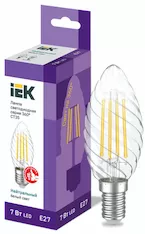 Лампа свеча IEK LED CT35 7Вт 230В 4000К E27