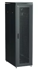 Шкаф сетевой 19" 47U 600х1000мм перфорированные двери черный ITK LINEA N LN05-47U61-PP