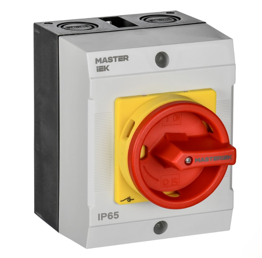 Перекл. кулачк. в боксе закр. рук. кр. 10А сх. 10 MASTER IEK MI-CS22-010-010
