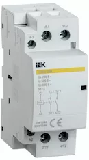 Контактор модульный IEK КМ63-20М AC