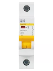 Автоматический выключатель IEK ВА47-29 1P C MVA20-1-003-C
