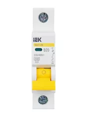 Автоматический выключатель IEK ВА47-29 1P B MVA20-1-020-B