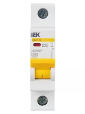 Автоматический выключатель IEK ВА47-29 1P C MVA20-1-025-C