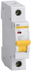 Выключатель автоматический IEK ВА47-29 1P C 50А 4,5кА