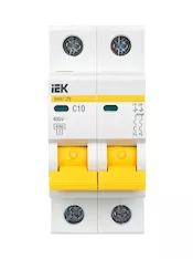 Автоматический выключатель IEK ВА47-29 2P C MVA20-2-010-C