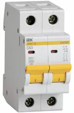 Выключатель автоматический IEK ВА47-29 2P C 63А 4,5кА