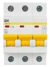 Автоматический выключатель IEK ВА47-29 3P C MVA20-3-016-C