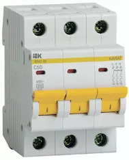 Выключатель автоматический IEK ВА47-29 3P C 50А 4,5кА