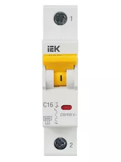 Автоматический выключатель IEK ВА47-60M 1P C MVA31-1-016-C