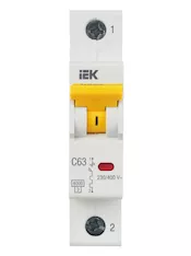 Автоматический выключатель IEK ВА47-60M 1P C MVA31-1-063-C