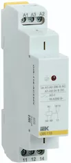 Реле промежуточное модульное IEK OIR 1 16А 230В AC OIR-116-AC230V
