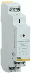 Реле промежуточное модульное IEK OIR 2 8А 24В AC/DC OIR-208-ACDC24V