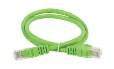 Коммутационный шнур (патч-корд), кат.5Е UTP, LSZH, 2м, зеленый ITK PC02-C5EUL-2M