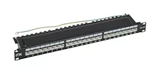 1U патч-панель кат. 6A STP 24 пт. экран. Dual IDC ITK PP24-1UC6AS-D05