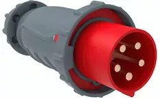 Вилка переносная IEK ССИ-045 125А-6ч 380В 3P+PE+N IP67