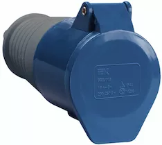 Розетка IEK ССИ-213 16А-6ч 220В 2P+PE IP44
