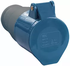 Розетка IEK ССИ-223 32А-6ч 220В 2P+PE IP44