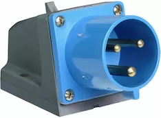 Вилка стационарная IEK ССИ-523 32А-6ч 220В 2P+PE IP44