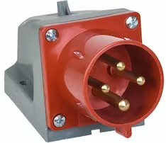 Вилка стационарная IEK ССИ-524 32А-6ч 380В 3P+PE IP44