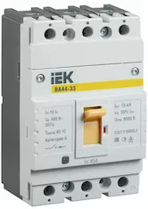 Автоматический выключатель IEK ВА44 33 3Р 40А 15кА