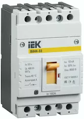 Автоматический выключатель IEK ВА44 33 3Р 50А 15кА