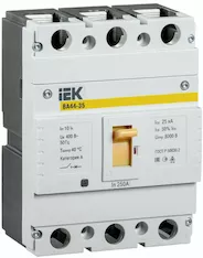 Автоматический выключатель IEK ВА44 35 3Р 200А 25кА