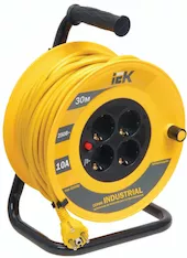 Катушка IEK УК30 2P+PE/30м 3х1,0мм2 Industrial