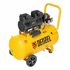 Компрессор безмасляный малошумный Denzel DLP-1500/50 58143