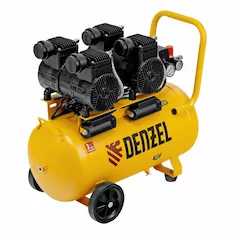 Компрессор безмасляный малошумный Denzel DLP -3000/50 58144