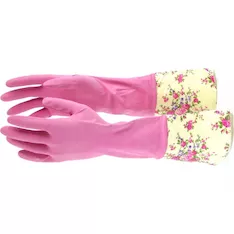 Перчатки хозяйственные латексные, M Elfe 67890