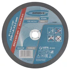 Отрезной круг GROSS WA36TBF 74388