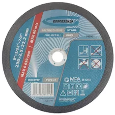 Отрезной круг GROSS WA30TBF 74390