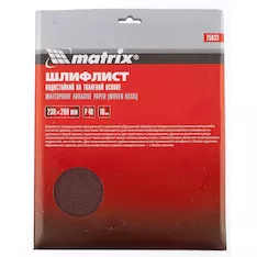 Шлифлист на тканевой основе MATRIX 75633