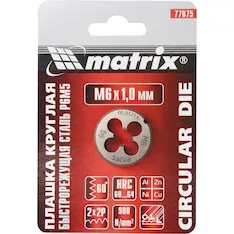Плашка MATRIX 77075