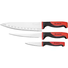 Набор ножей поварских "SILVER TEFLON", тефл. покр., 200 мм, 160 мм, 80 мм, 3 шт. MATRIX KITCHEN 79148