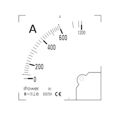 Шкала для амперметра iPower 600/5