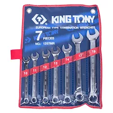 Набор комбинированных ключей KING TONY 1207MR