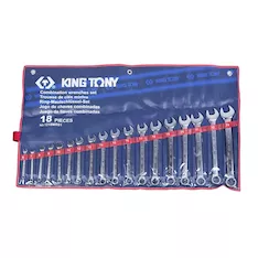 Набор комбинированных ключей KING TONY 1218MR01