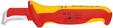 Нож KNIPEX для удаления изоляции 155 мм 98 55