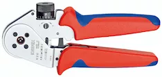 Инструмент для тетрагональной опрессовки точеных контактов KNIPEX 180 мм 97 52 63