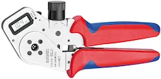 Инструмент для тетрагональной опрессовки точеных контактов KNIPEX 195 мм 97 52 63 DG